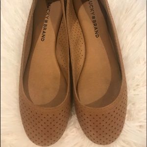 Lucky Brand Camel Flats